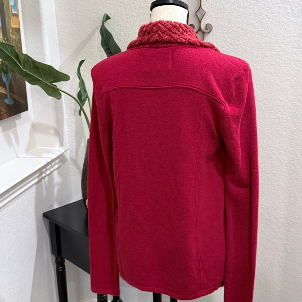 Lucky Brand Red Women's Cardigan, size SMALL in good used condition! - Picture 4 of 7